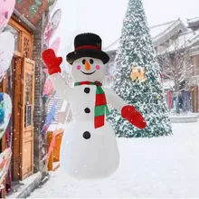 Надувной Рождественский удар Санта Клаус Снеговик Счастливого Рождества Открытый Сад Двор Рождество Украшение год#15