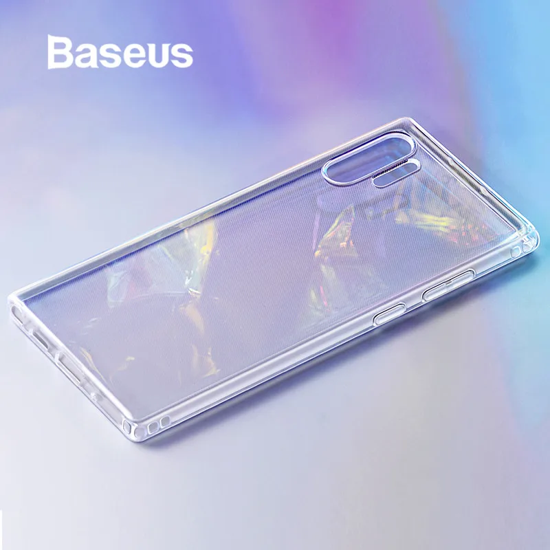 

Baseus Shockproof Case For Samsung Galaxy Note 10 Case Note 10 Pro Case Soft Silicone Transparent Back Cover for Galaxy Note 10