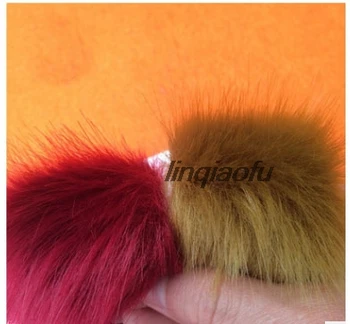 

High imitation fox plush fabric , high quality fox plush fabric