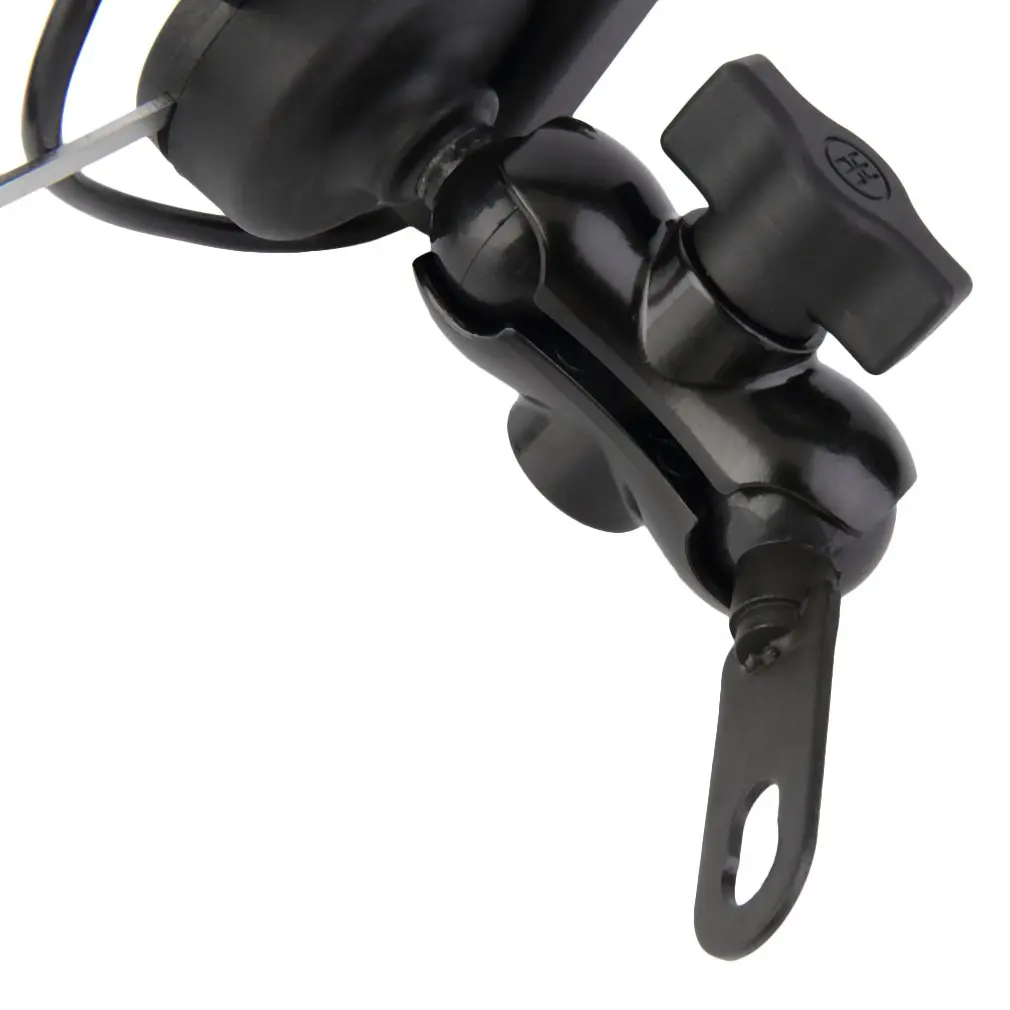 NewHigh качество 12V уход за кожей лица маска Велосипедный спорт мотоцикл телефон GPS Держатель с подставкой USB Зарядное устройство Мощность розетка для 3,5-6 дюймов мобильный телефон