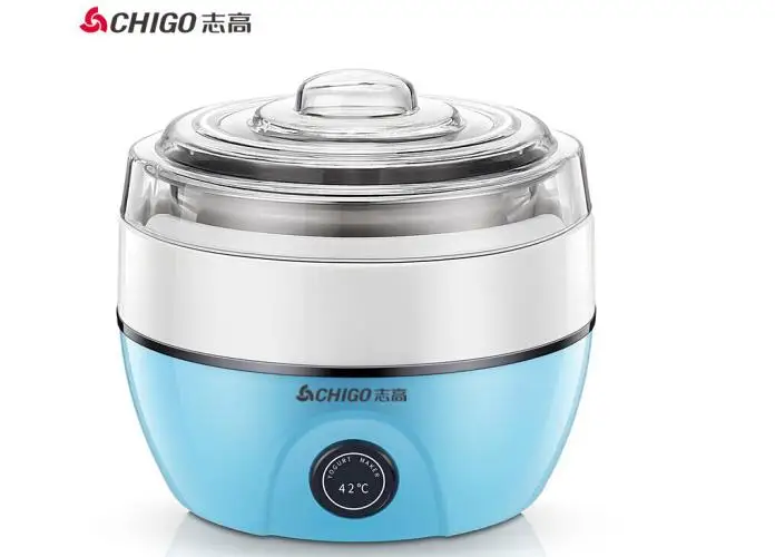 Домашняя Йогуртница chinaCHIGO Бытовая Автоматическая сделай сам SNJ218 304 с вкладышем