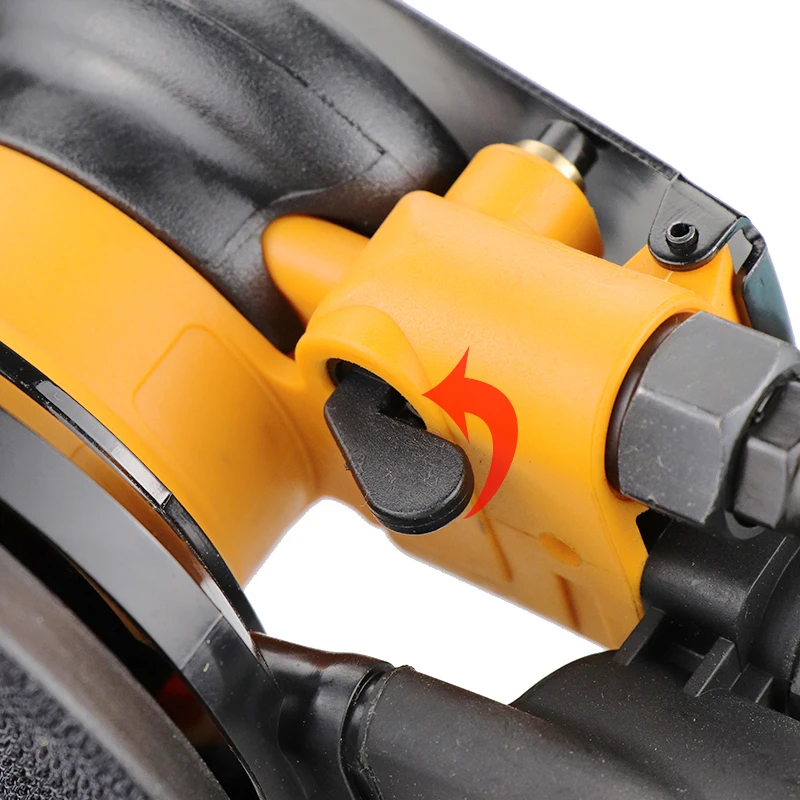 Air Sander Polisher with Vacuuming 6'' 150mm Car Paint Care Tool Polishing Random Orbital Palm Hard & Soft Brush M8 Threaded