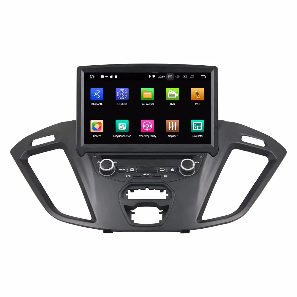 Excellent Octa core IPS screen Android 9.0 Car DVD GPS radio Navigation for Ford Transit Tourneo T-Series 2017-2018 1