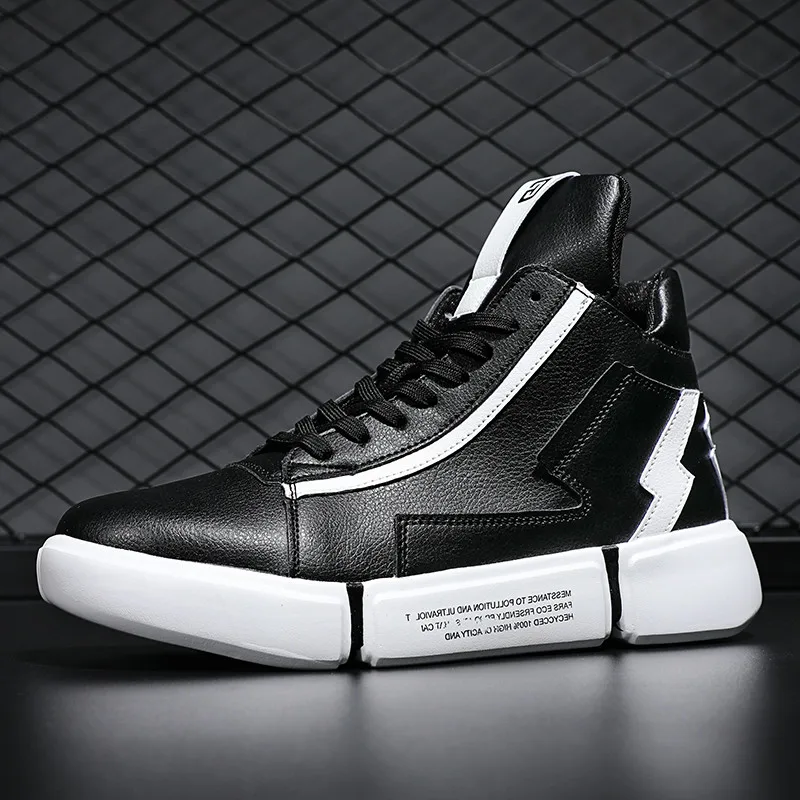 

Men's Fashion Casual Shoes High Top Sneaker Male Brand Footwear Autumn Men Shoes High Quality Non-slip Walking Shoe Zapatillas