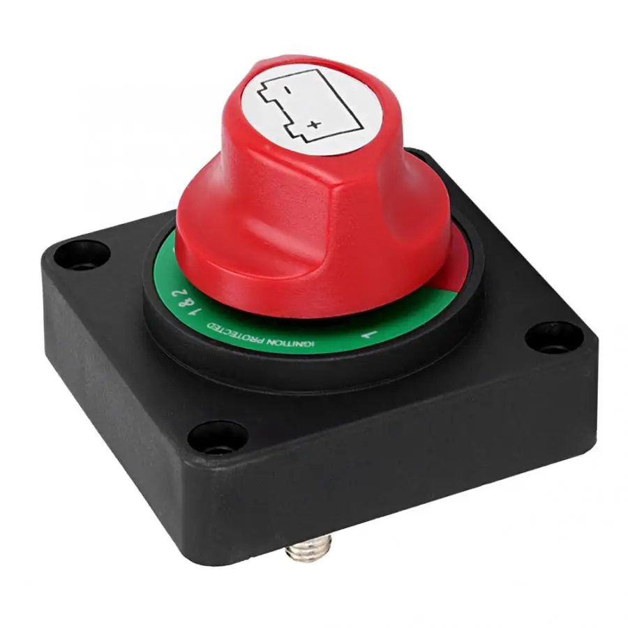 

button start stop 200A Battery Power off Master Switch 3 Levels Knob Switch for Car RV Marine Boat car switch relay