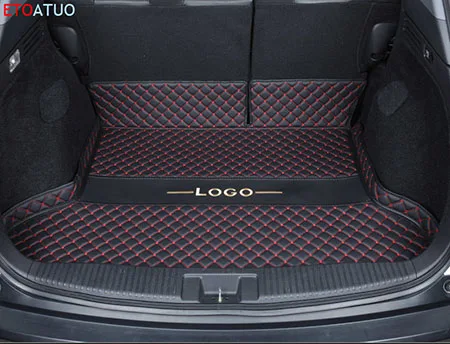 Car Trunk Mat Tail Boot Tray AUTO Cargo Carpet Luggage Mud Pad Accessories Fit For Volkswagen Golf Sportsvan 2016 17 18 2019 car |