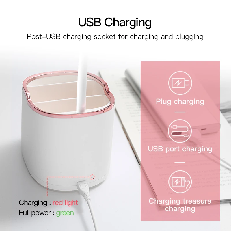 YAGE телефон органайзер для ручек Лампа 18650 перезаряжаемая USB настольная лампа