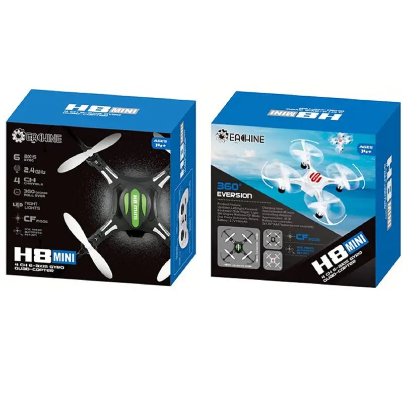 Eachine H8 мини Безголовый режим 2,4G 4CH 6 Axel с безголовым режимом RC Дрон Квадрокоптер RTF уличные игрушки для детей