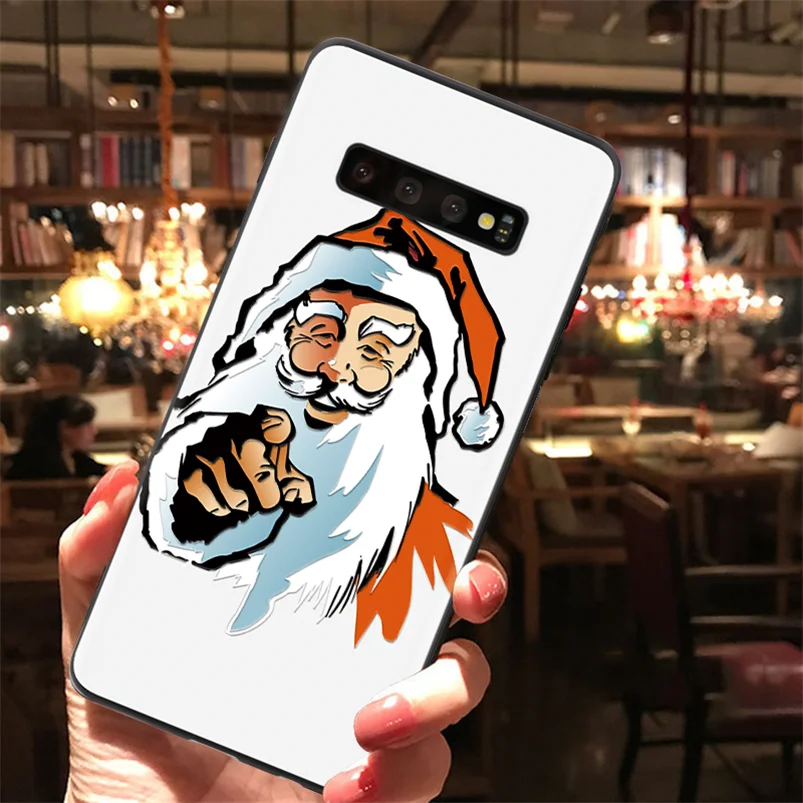 

3D Relief Christmas Funda For Samsung Galaxy A50 A70 A40 A10 A20 A20E A30 A60 M10 M20 M30 S7 S8 S9 S10 Plus Note 5 8 9 TPU Case