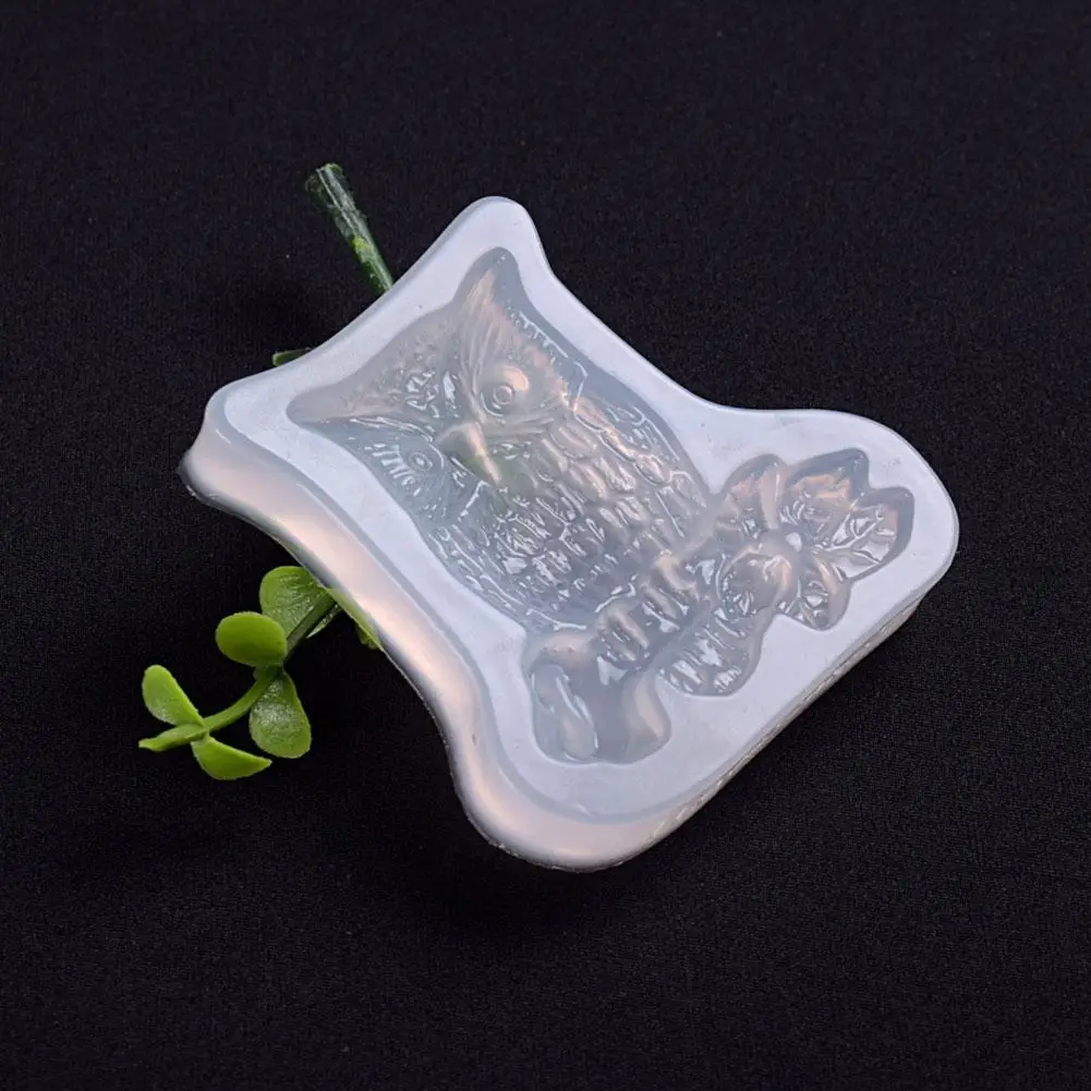 DIY прессформа 3D форма Совы Гибкая силиконовая форма эпоксидная смола изготовление ремесло смолы формы ювелирных изделий Аксессуары
