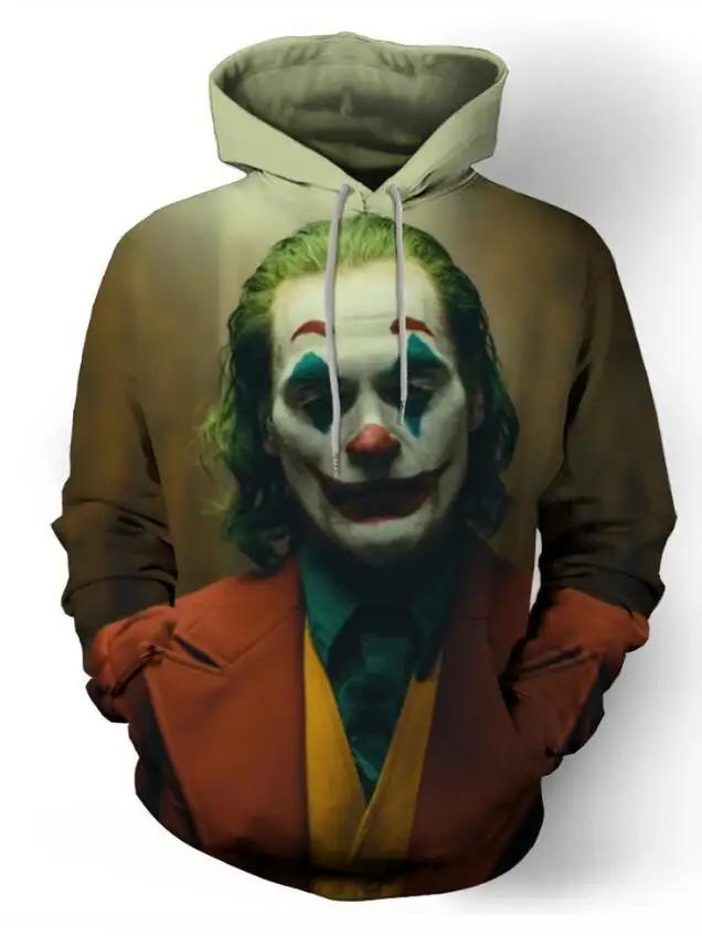 Pullovers 5 Толстовка с капюшоном Pennywise Joker, толстовка с капюшоном Joaquin Phoenix, Arthur Fleck Joker, пуловер «Бэтмен», спортивная одежда, спортивные костюмы, костюм для косплея - Цвет: Pullovers 5