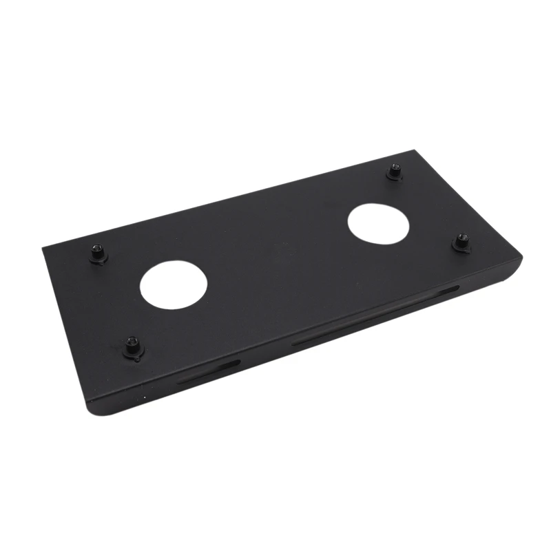 Desktop Computer Mainframe with Simple Modern Base Brake Pulley Household Removable Metal Brake Pulley Bracket