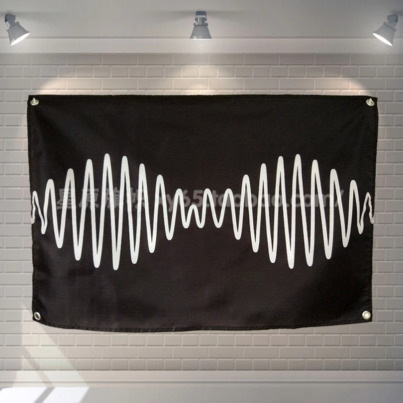 

"Arctic Monkeys" rock band poster banner 4 holes hanging flags 56X36 inches Games billiards hall decor wall background