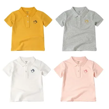 

Baby Boys Shirts 2020 Boys New Summer T Shirts Kids Solid Color T Shirt Children Sport Top For Boys Short Sleeve Boys Cotton Top