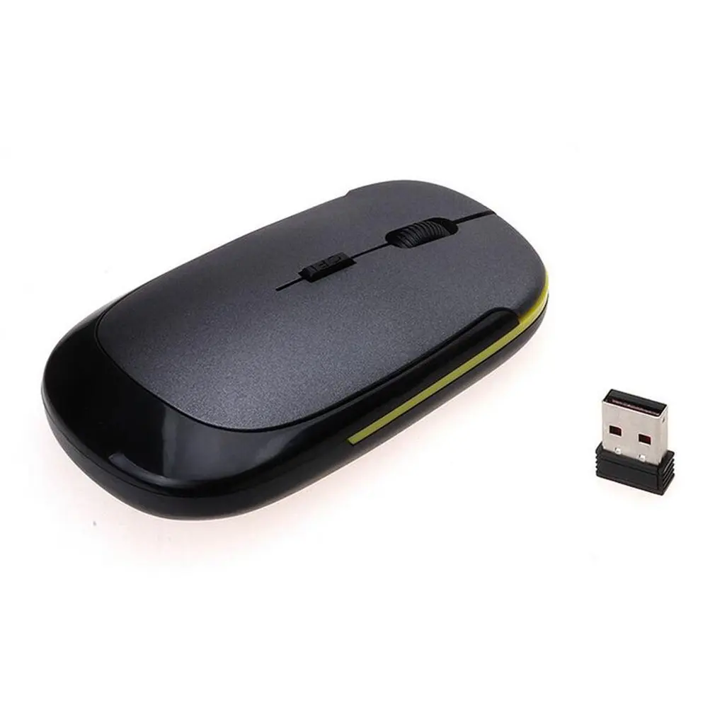 2 4G беспроводная мышь USB 0 приемник супер тонкий мини Милая оптическая правая
