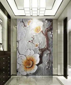 

[Self-Adhesive] 3D Plum Blossom WG943 Wall Paper mural Wall Print Decal Wall Murals Belly