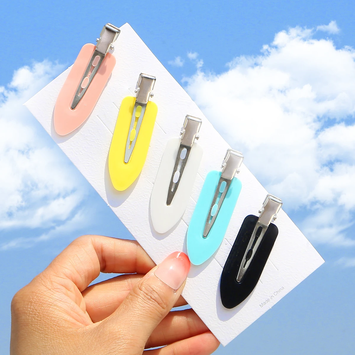 

NEW No Bend Seamless Hair Clips 1-4pcs Creative Barrette Makeup Washing Face Accessories Women Girls Styling Hair Slide Clip