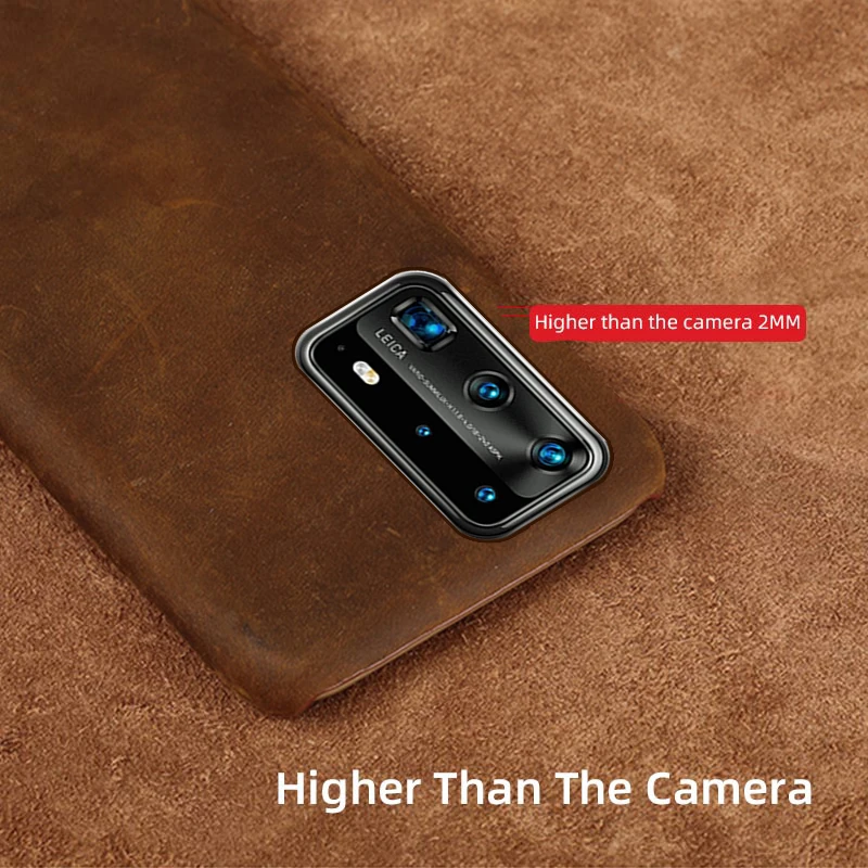 Оригинальный выдвижной кожаный чехол для телефона Huawei P40 Pro Lite P20 P30 mate 40 20 Ретро