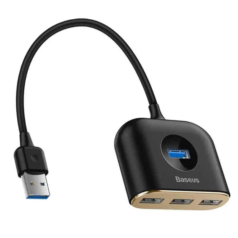 USB 3.0 Baseus 4 порта USB C концентратор USB 3,0 концентратор USB 2,0 хаб Spliter для MacBook для компьютера ноутбука ПК Аксессуары - Цвет: USB 3.0