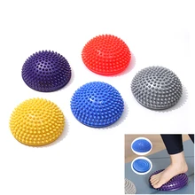 Йога половина мяча мышцы ноги Тело Упражнение снятие стресса фитнес Йога массажный мяч ПВХ ноги снятие стресса