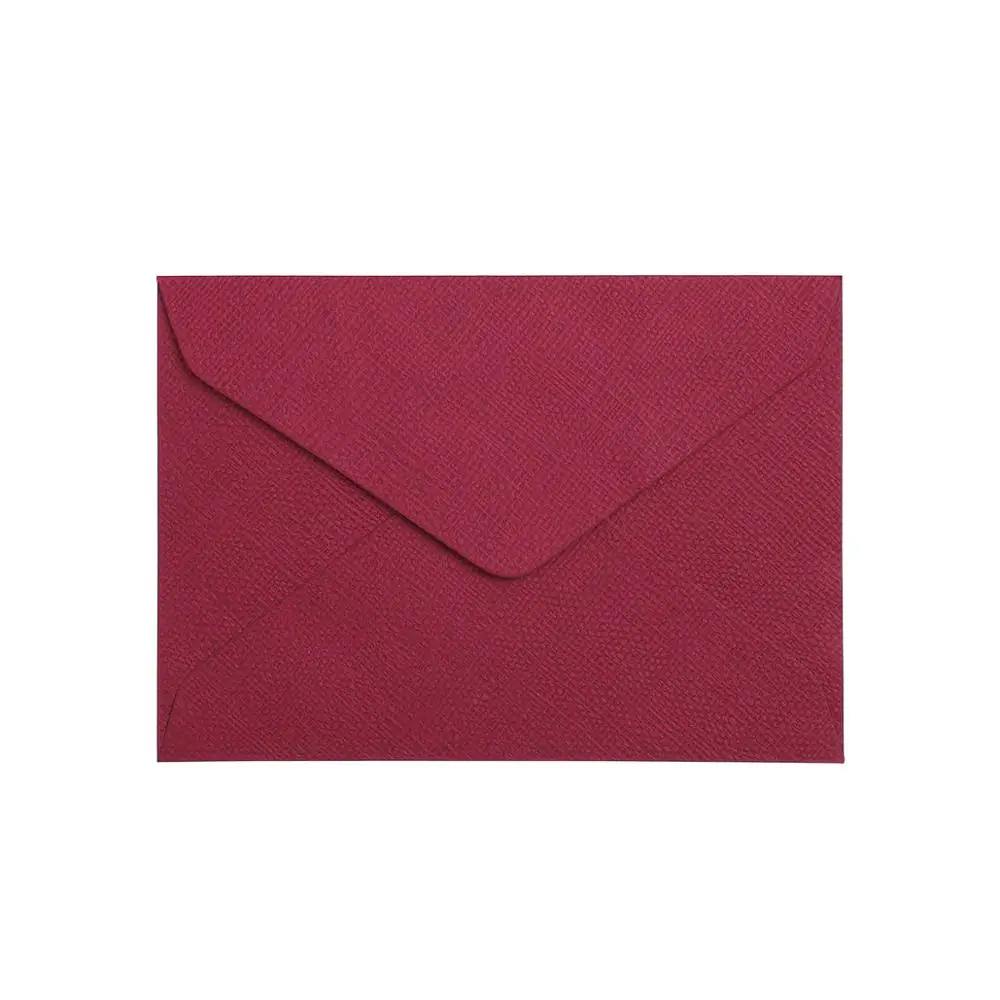 10 шт./компл. ретро цветные пустые конверты из крафт-бумаги приглашение на празднование свадьбы конверт поздравительные открытки Подарочный конверт - Цвет: red