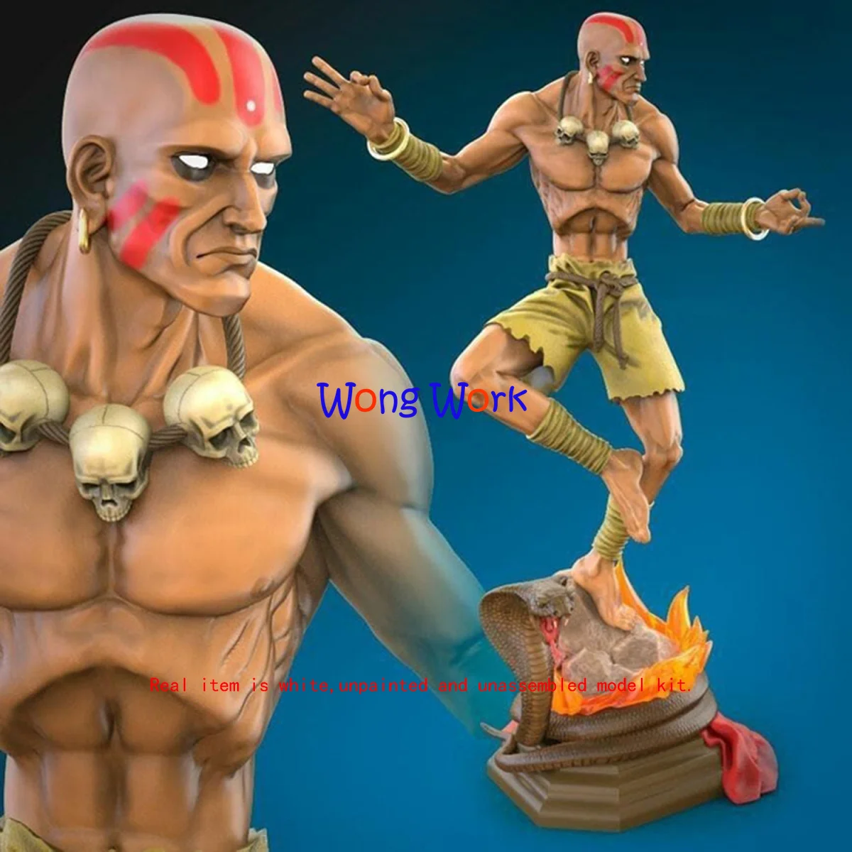 Wong Неокрашенная работа масштаб 1/6 35cmH 3D печать несобранные наборы для гаража
