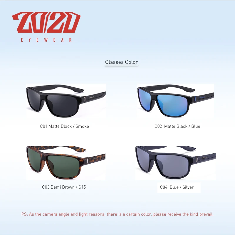 Новинка 20/20, брендовые Модные солнцезащитные очки, мужские поляризационные солнцезащитные очки с квадратной оправой, мужские солнцезащитные очки для вождения, рыбалки, очки для женщин, PL408