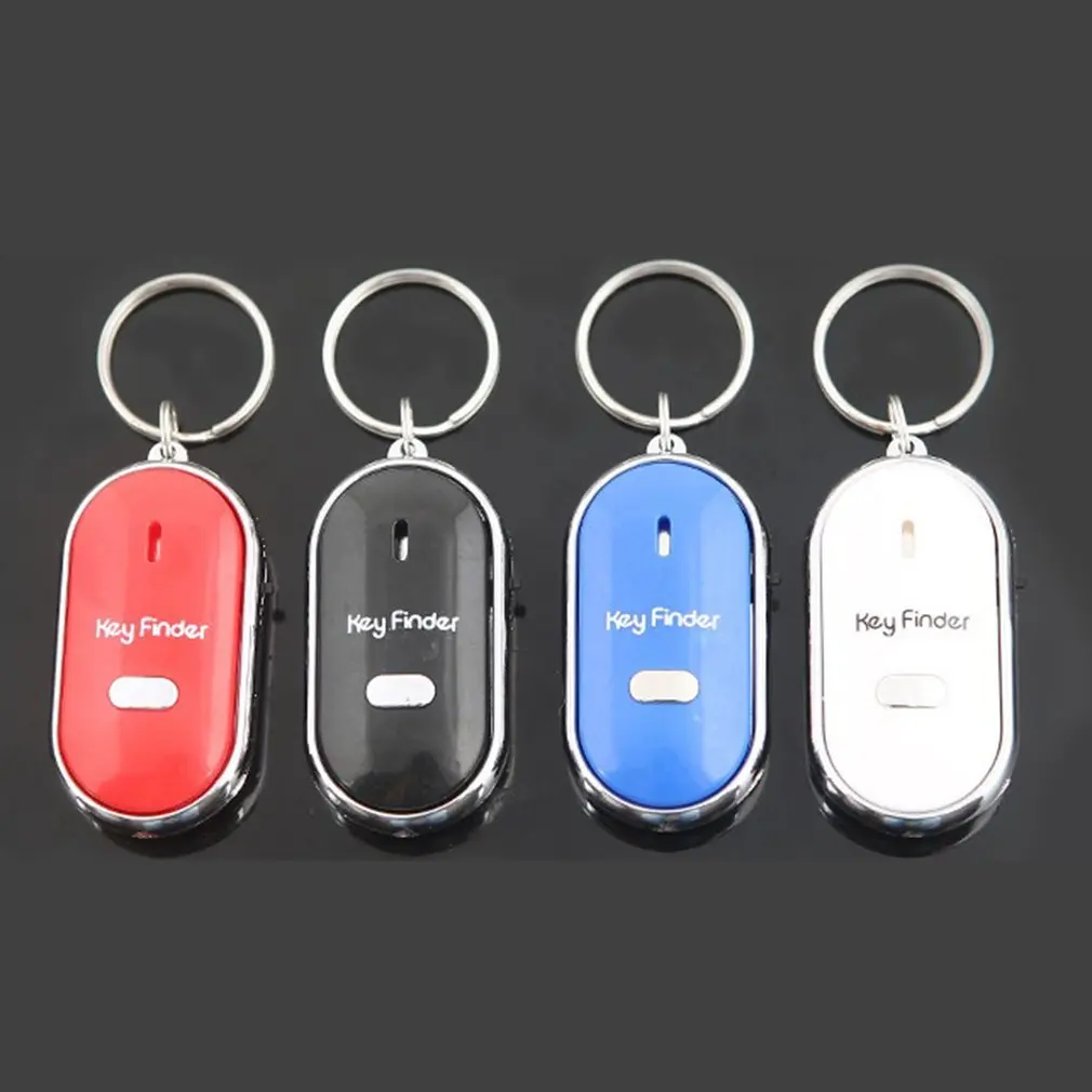 LED Smart Key Finder Sound Control Alarm Anti lost Tag Child Bag Pet Locator Find Keys Keychain Tracker Random Color