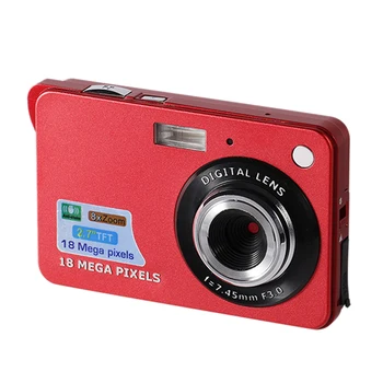 

HD 2.7 Inch Mini Digital Camera Portable, Point and Shoot Children's Camcorder Rechargeable for Kids Boys Girls Gift Camping/Out