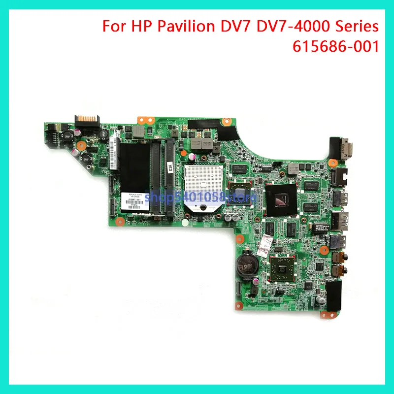 Материнская плата DUORUN для ноутбука hp Pavilion DV7 DV7-4000 серии DDR3 615686-001 DA0LX8MB6D0 Rev: D NoteBook PC полностью протестирована