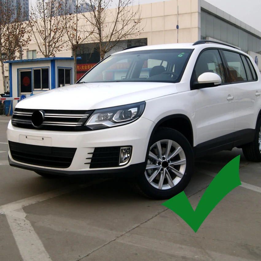 Для Volkswagen Tiguan MK1 2007 2016 флаг заднего крыла спойлеры отделка наклейки аксессуары