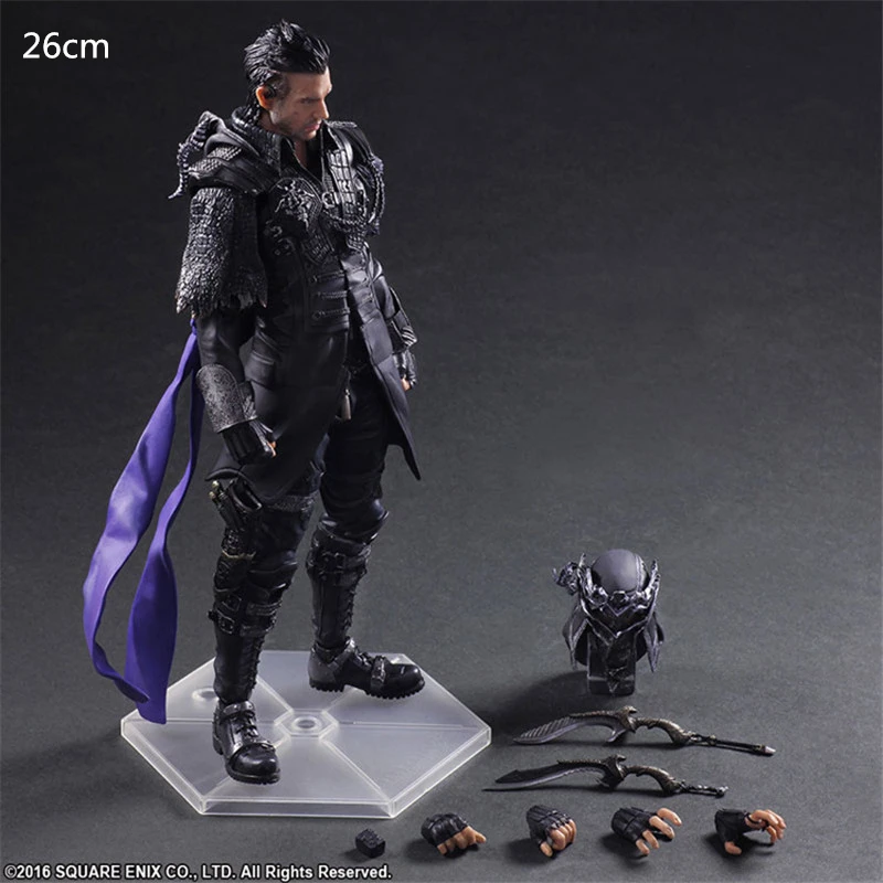 11-without box Final game Fantasy Play Arts KAI, экшн-фигурка Cloud Strife Sephiroth Noctis Lucis Squall Leonhart Cindy Aurum Фигурки Игрушка Кукла - Цвет: 11-without box
