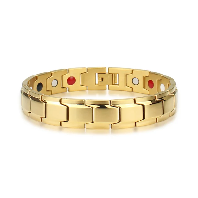 Gold-Magnetic-Bracelet-Man