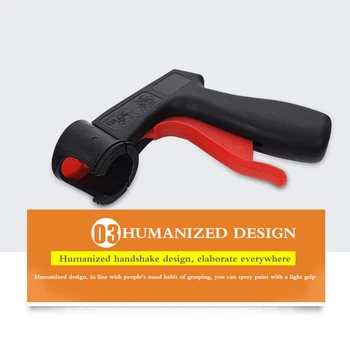 

Paint Care Aerosol Spray Gun Handle, Automotive Spray Aerosol Applicator With Full-Grab Trigger For Easy Operation