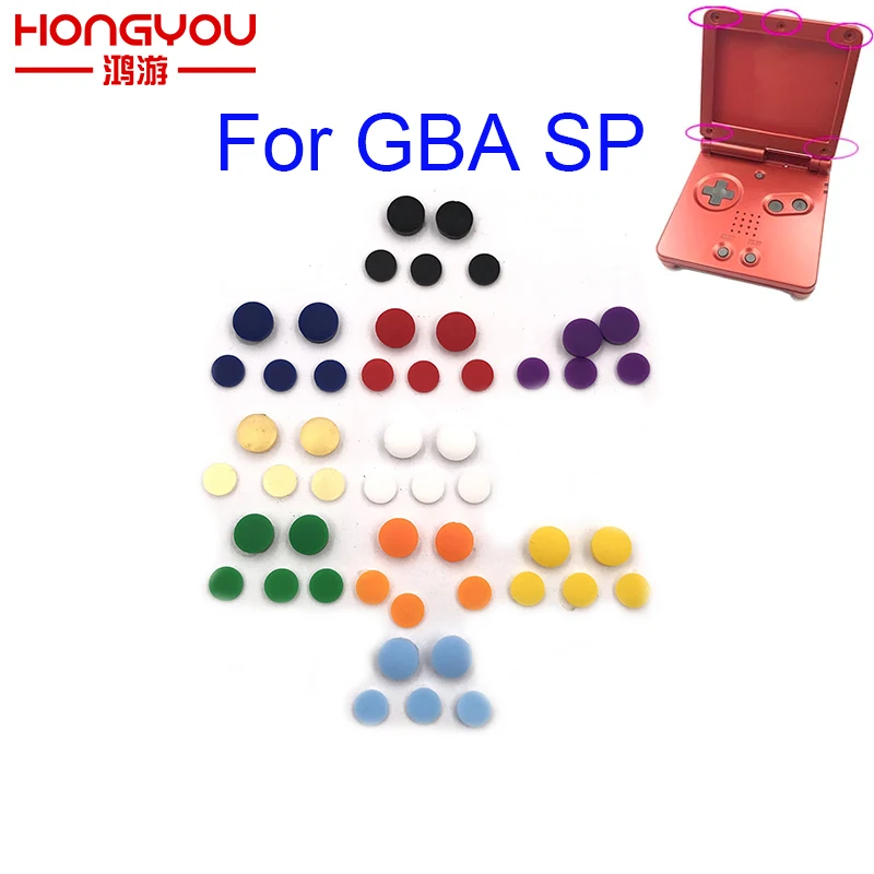 Сменный винт для GBA SP пылезащитная заглушка резиновая Gameboy Advance корпус светящийся
