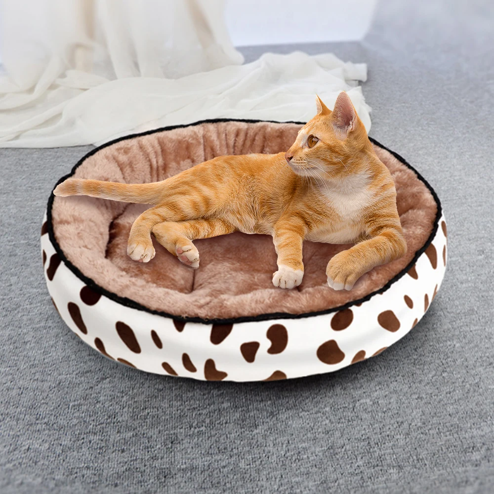 

Soft Plush Sleeping Bed House For Small Medium Big Dogs Cats Pet Dog Cat Bed Mat Winter Warm Puppy Nest Cushion
