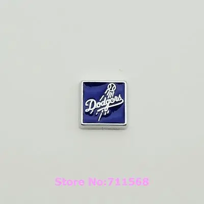 Los Angeles Dodgers Микс 50 шт./лот спортивные команды плавающие амулеты для стеклянных плавающих аксессуары для медальонов - Окраска металла: Los Angeles Dodgers
