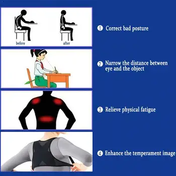 

Adjustable Posture Corrector Braces Supports Back Straightener Spine Back Kids Adult Correction Lumbar Clavicle Shoulder Po F3B1