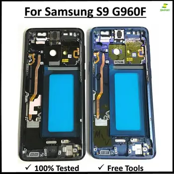 

Midplate Bezel Chassis Housing with Side Button Middle Frame Metal Mid Plate Housing Bezel For Samsung Galaxy S9 G960 G960F