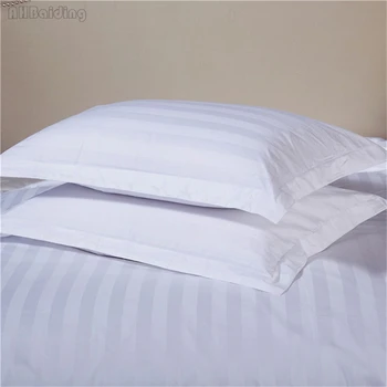 

100% Satin Cotton Hotel Pillowcase One Pair 3m Upscale Increase Density Sleeping Pillow Cover 50x80cm/58x88cm Size Free Shipping