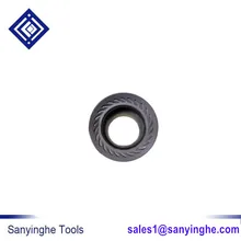 Envío Gratis Hoja giratoria CNC R2.5 / R3 / R4 / R5 / R6 / R8 de acero inoxidable RCMT10T3 / 1204 / 1606MOE