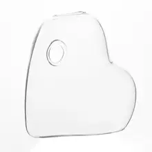 Прозрачная подвесная ваза в форме сердца, стеклянная бутылка для цветов, домашний Свадебный декор QS