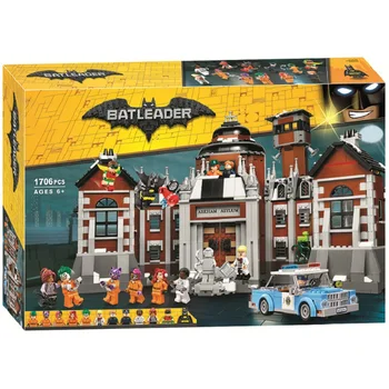 

2020 New Movie Arkham Asylum In Stock 10741 1628Pcs Toys lepining Super Heroes Series Building Blocks Bricks toys