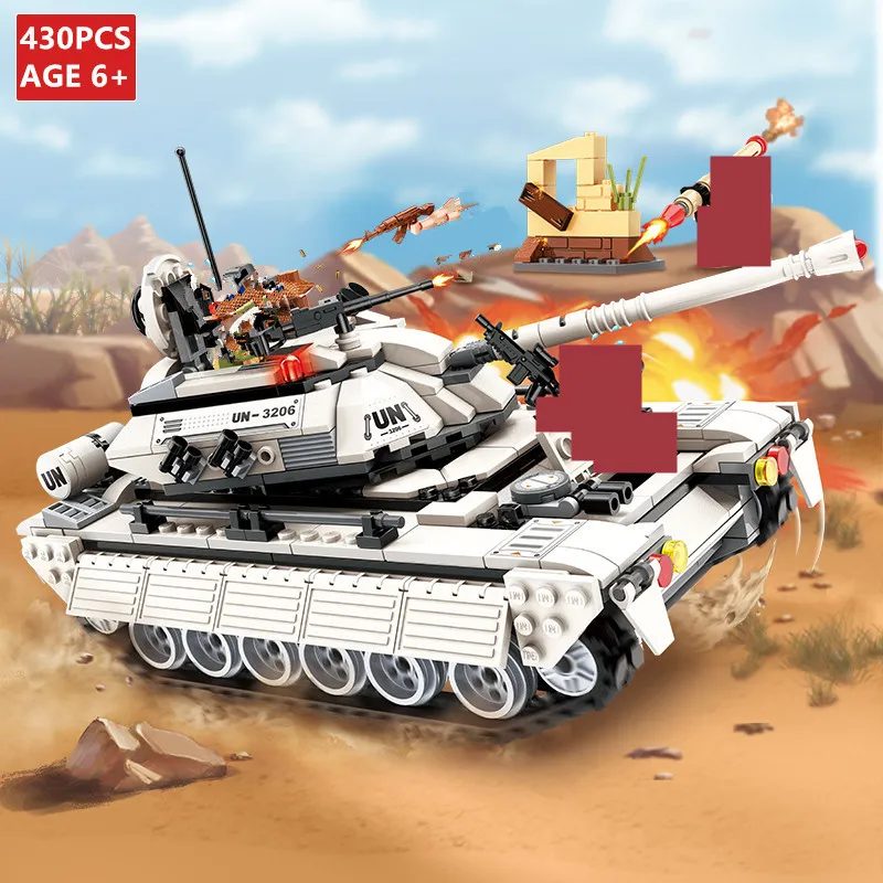 Enlighten 430 шт военные строительные блоки герой армейский панцирный Танк оружие РПГ
