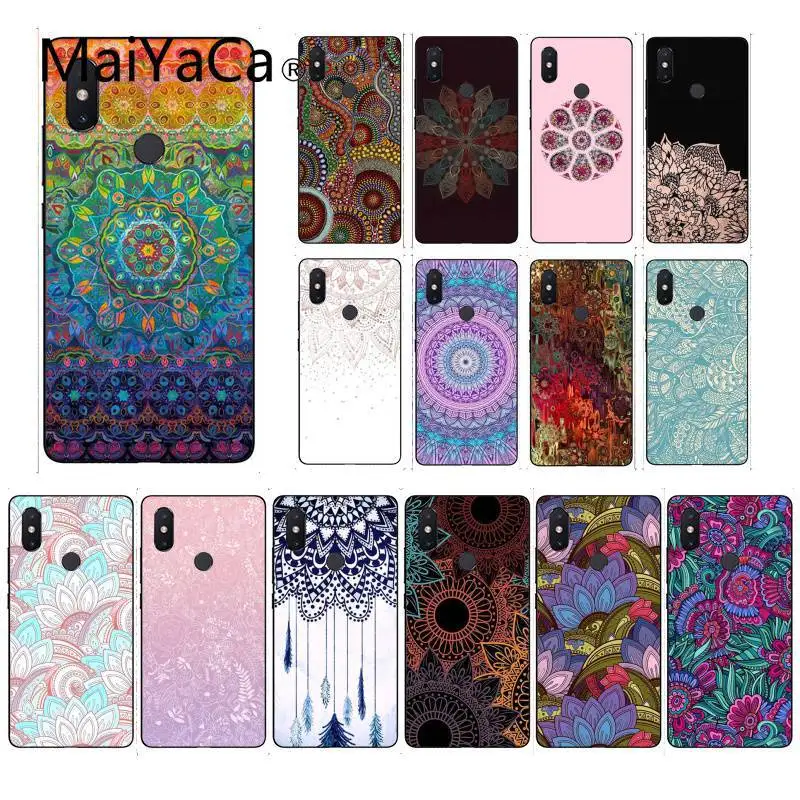 MaiYaCa Mandala Bunga Seni Mewah Desain Unik PhoneCase untuk XiaoMi 6 MIX2 8SE K20 REDMI 5A NOTE4X 7 6A Ponsel
