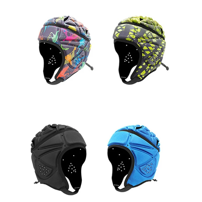 Rugby Helmet Rugby Headguard Headgear Protector Soft Protective Helmet Reduce Impact Kids Youth Soccer Head, rugby headguard