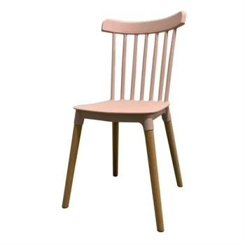

Nordic Windsor chair ins chair casual dining chair simple back creative plastic chair solid wood chair designer home chair