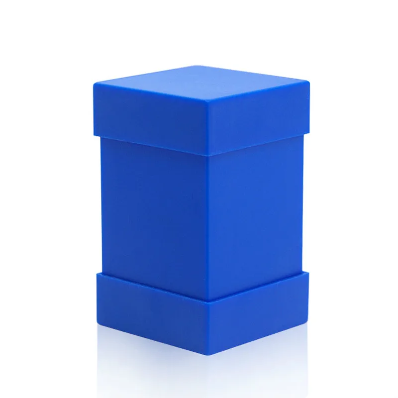 Смешная принудительная коробка с кубиками синие Волшебные трюки предсказание коробка крупным планом сцена Волшебная коробка с переключателями Забавные игрушки волшебник ментализм