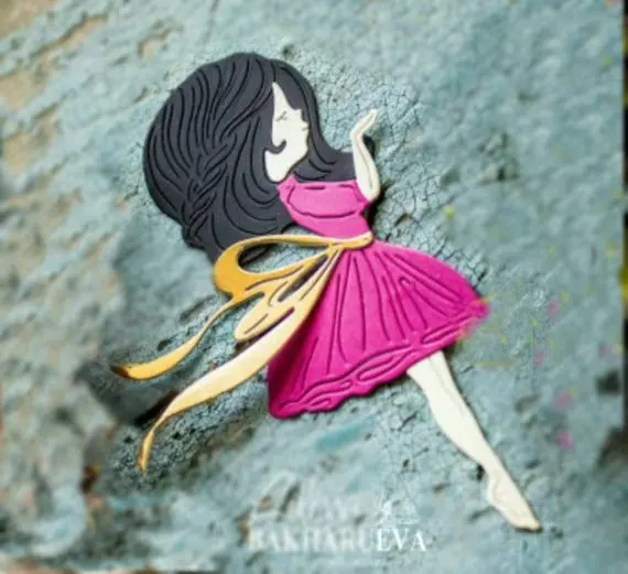 

2019 New Girl Cutting Dies Metal Girl Cutting Die Cuts For Card Making