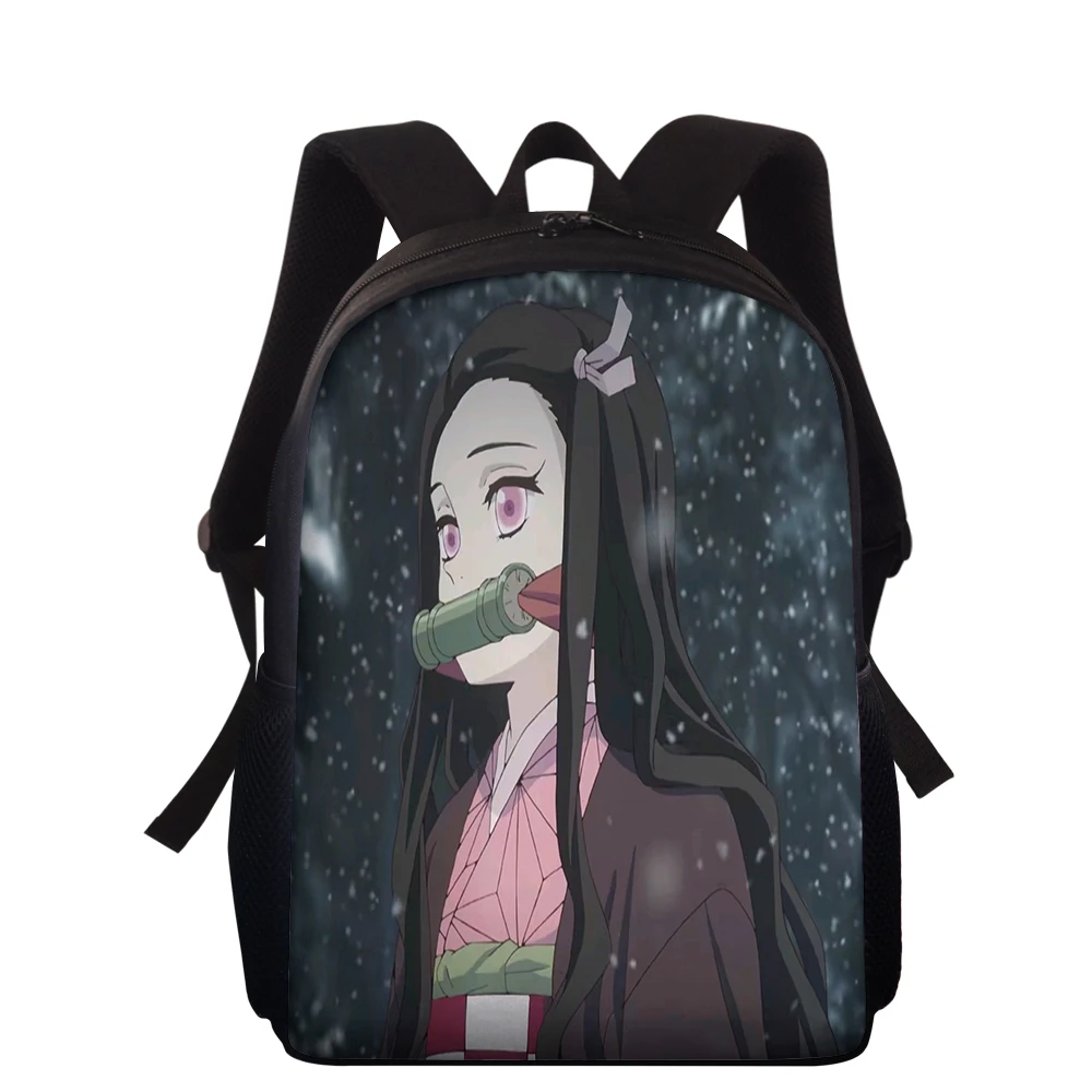 Рюкзак Demon Slayer Kimetsu No Yaiba прочная сумка мультяшная школьная для ноутбука сумки